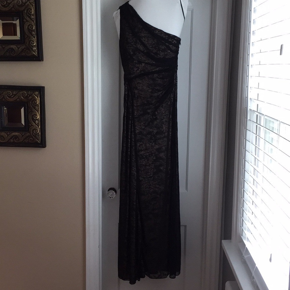 David Meister Black Evening Gown - Size 4